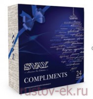 Чай SVAY  Compliments New Year, 4 вида/24 пирамидки - Кофейная компания Рустов-Екатеринбург