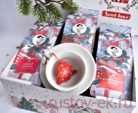 Новогодний подарок "Зимнее чаепитие" (3 вида чая ZIA ) - Кофейная компания Рустов-Екатеринбург